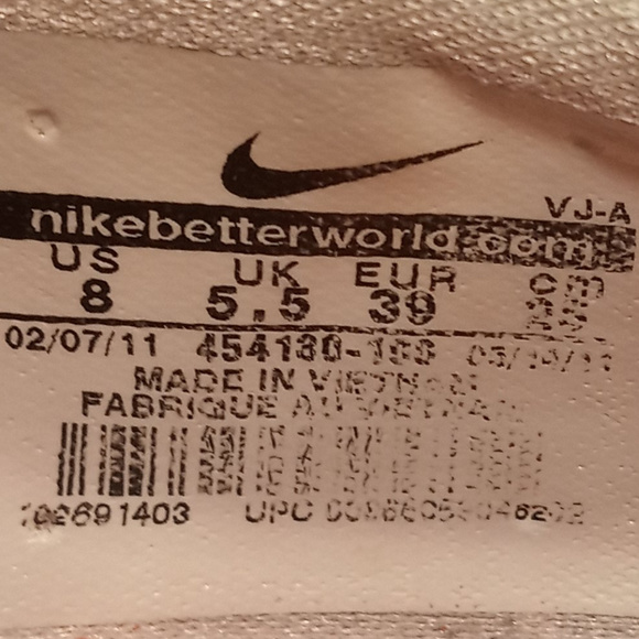 Nike Lunar Sweet Victory II+ Womens 8 / *Youth 6.5 - Picture 8 of 8